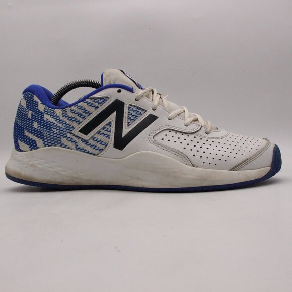 New Balance 696v3 Blue/White Men's Size 10.5 EE Athletic Sneakers Casual Shoes - Picture 1 of 11